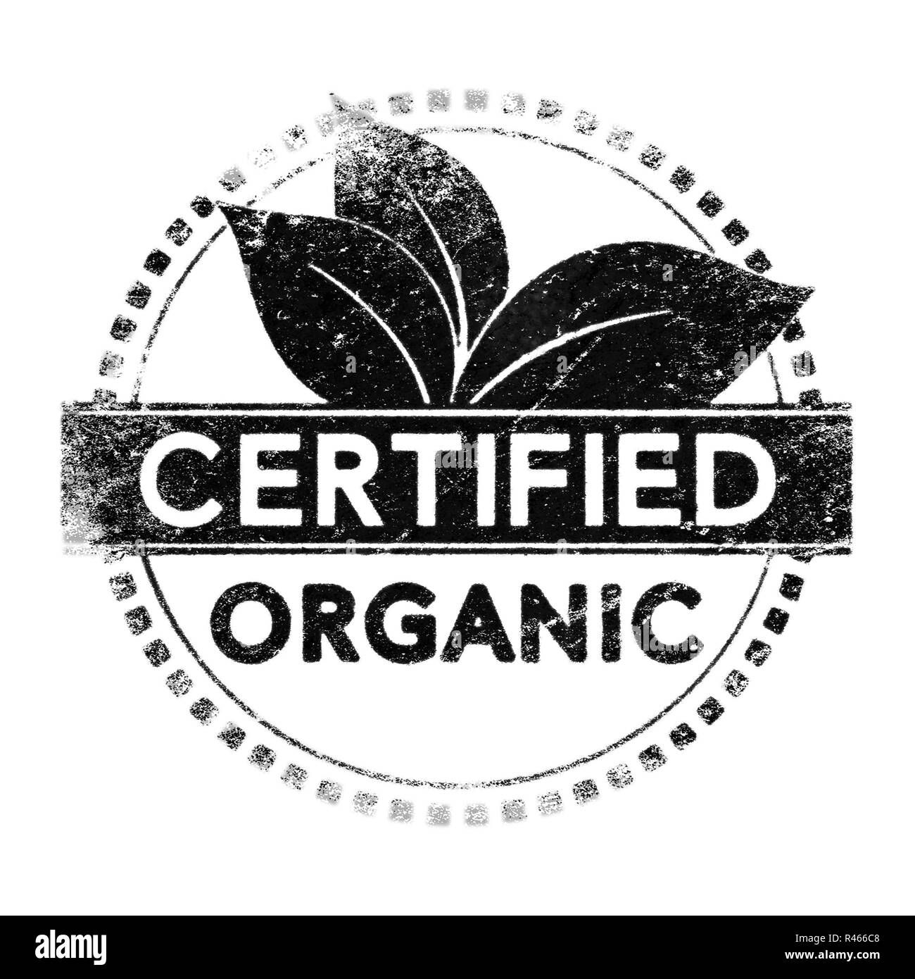 Organic Certified Stock Photo