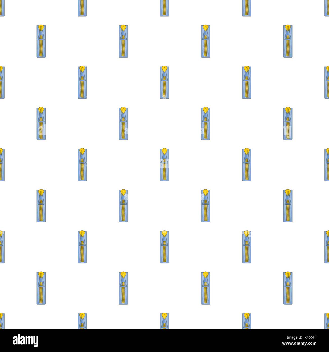 Zip pattern seamless vector repeat for any web design Stock Vector