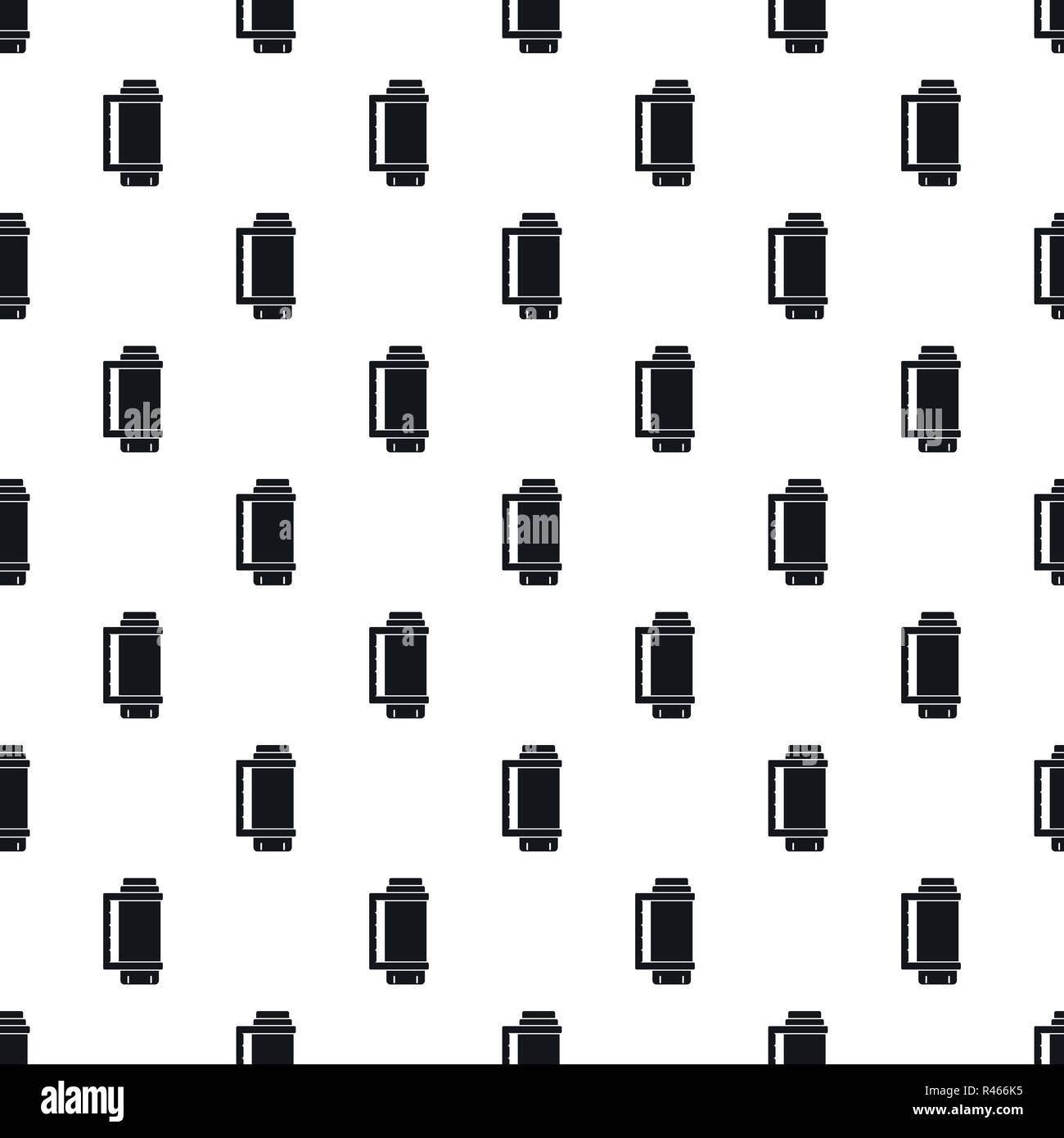 Thermos bottle pattern seamless vector repeat geometric for any web design Stock Vector
