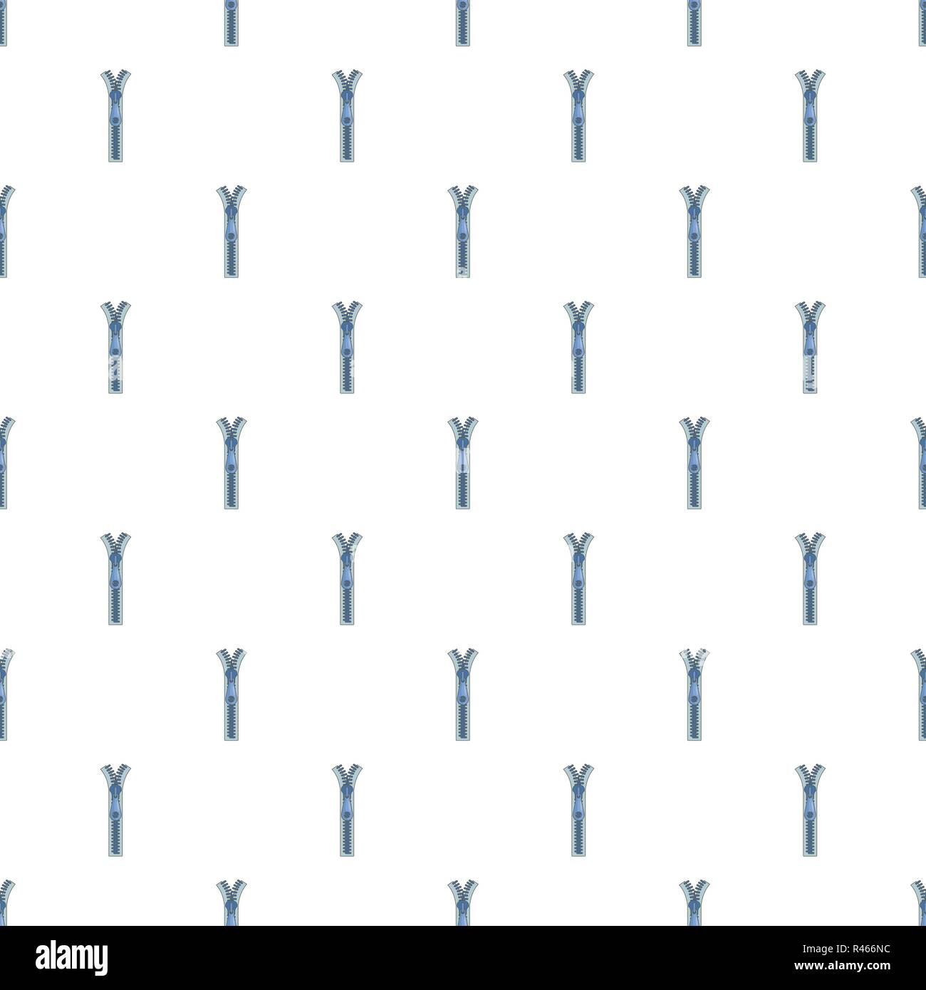 Fastener zip pattern seamless vector repeat for any web design Stock Vector