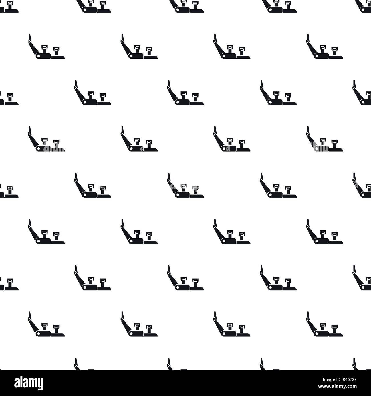 Hiking shoe equipment pattern seamless vector repeat geometric for any web design Stock Vector