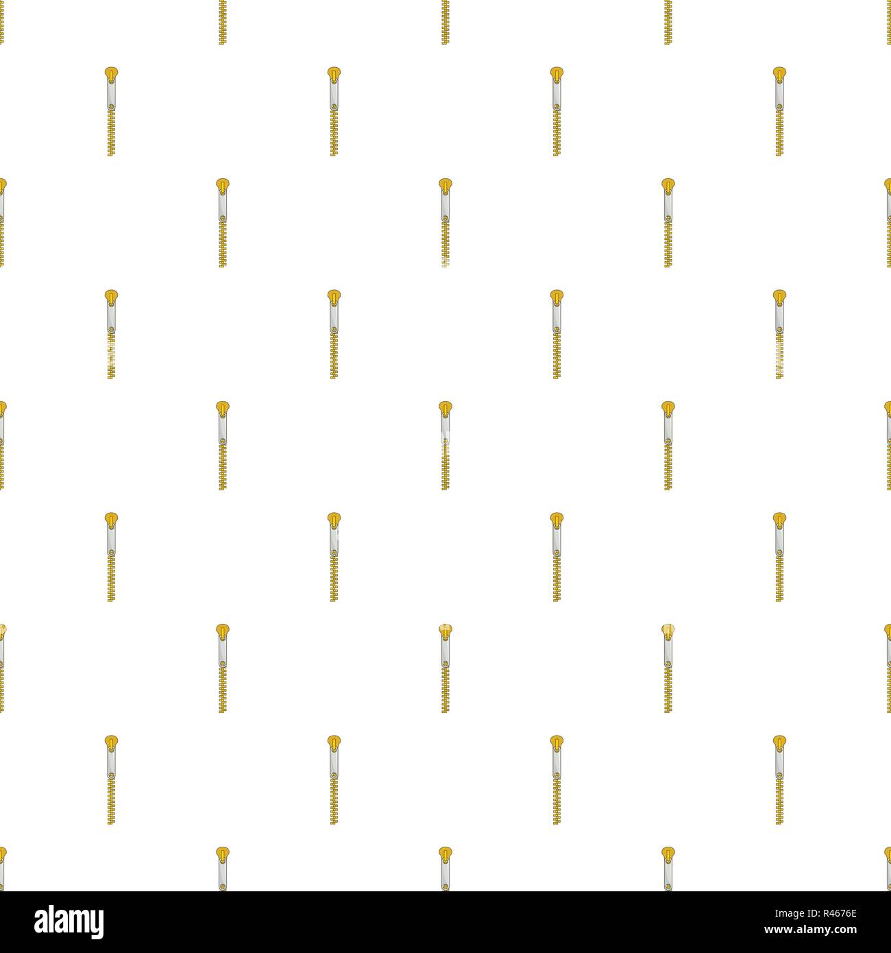 Bag zip pattern seamless vector repeat for any web design Stock Vector