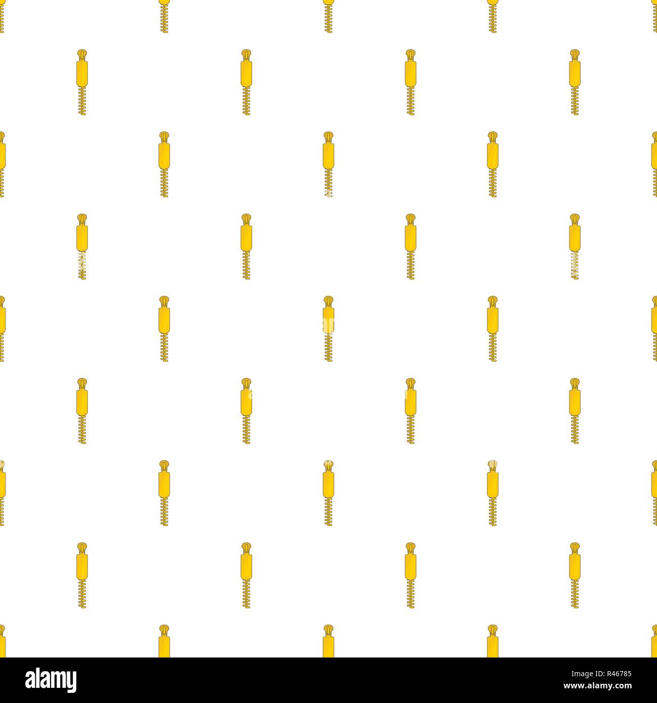 Cot zip pattern seamless vector repeat for any web design Stock Vector