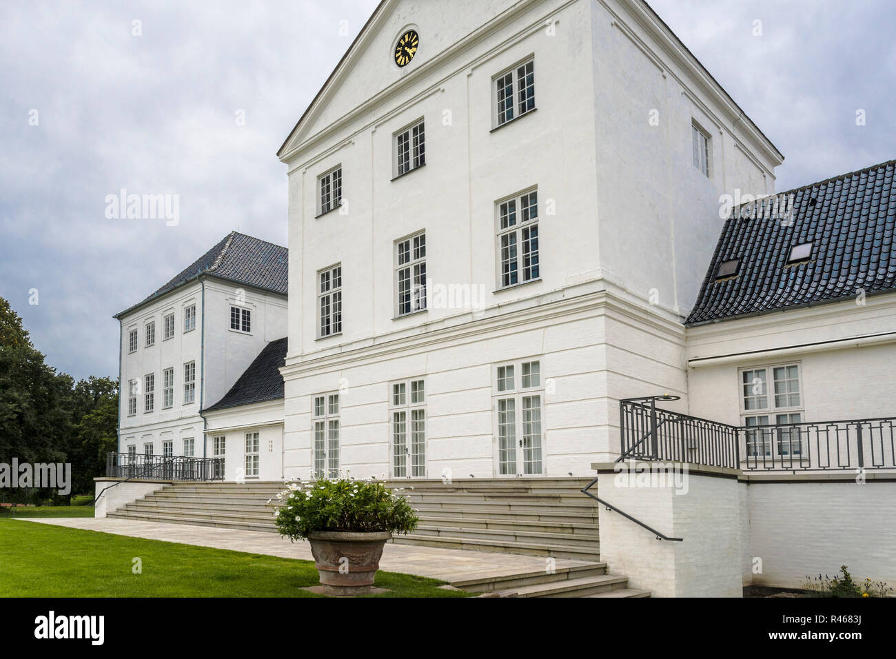Dänemark: Schloss Gravenstein (dän. Gråsten Slot) nahe Sonderburg, Stock Photo