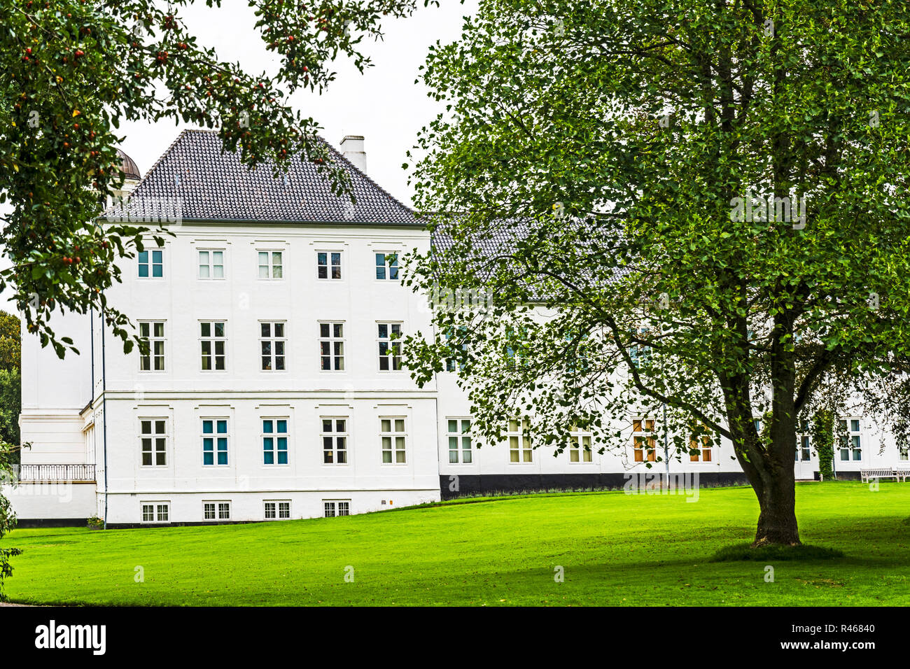 Dänemark: Schloss Gravenstein (dän. Gråsten Slot) nahe Sonderburg, Stock Photo