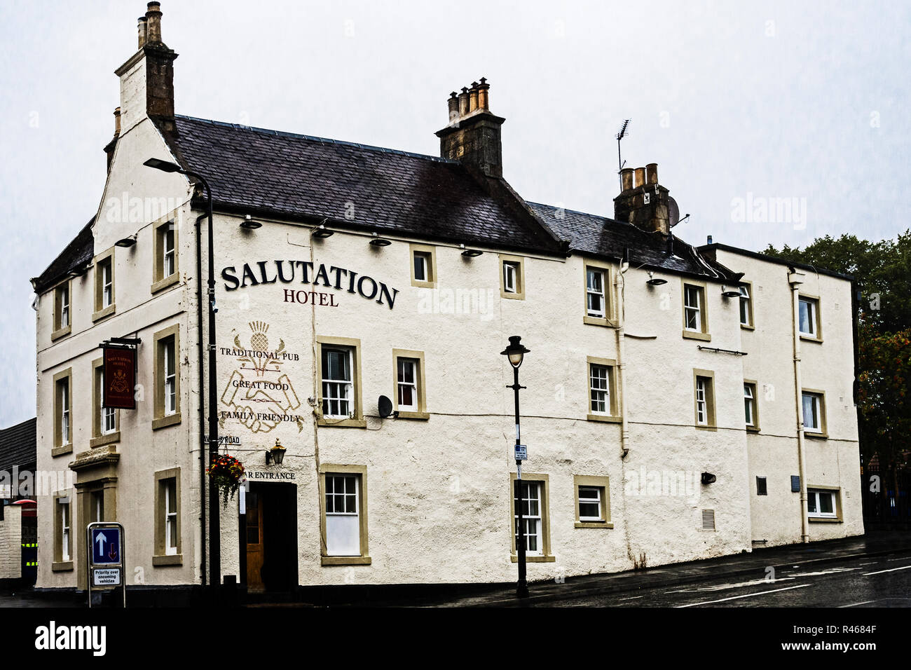 Salutation Inn in Kinross (Scotland); Kinross Schottland Stock Photo