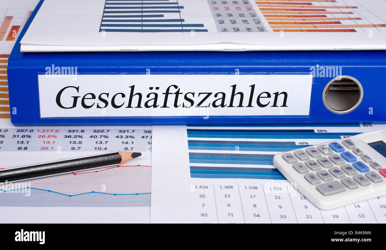 financial figures Stock Photo