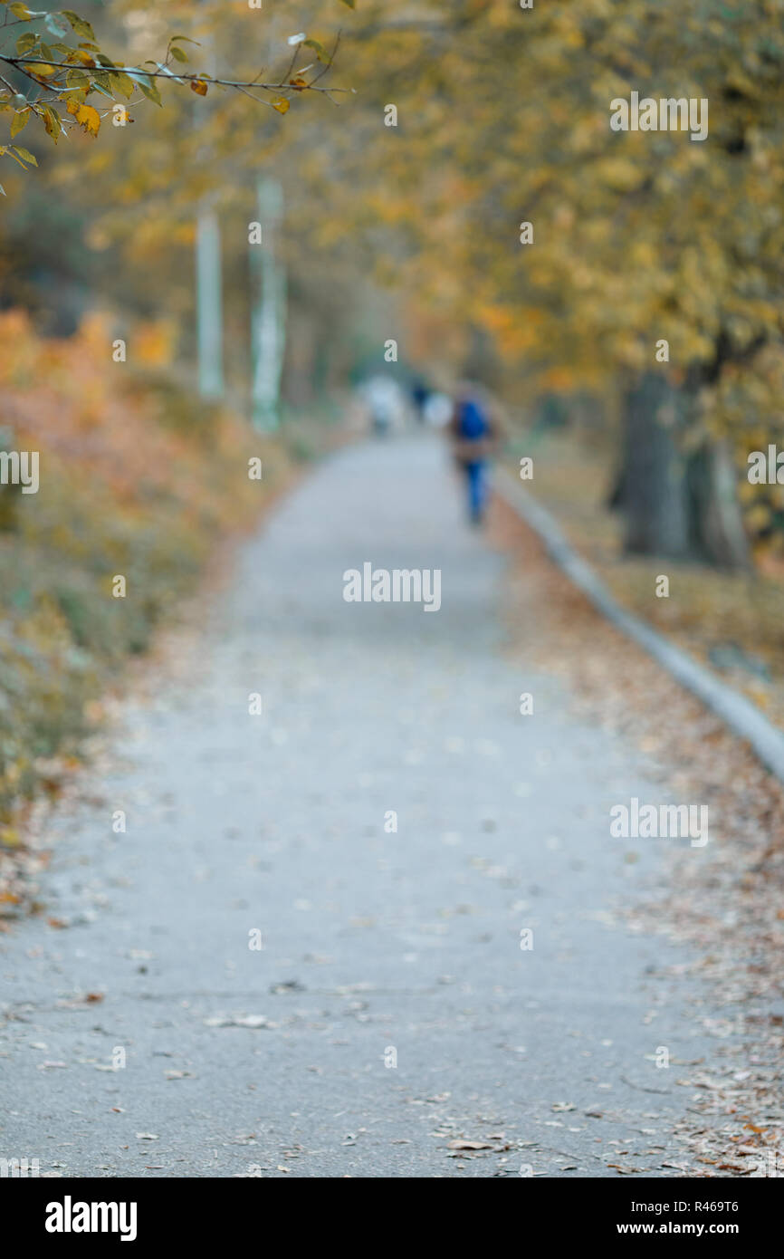 Blurred view park green hi-res stock photography and images - Alamy