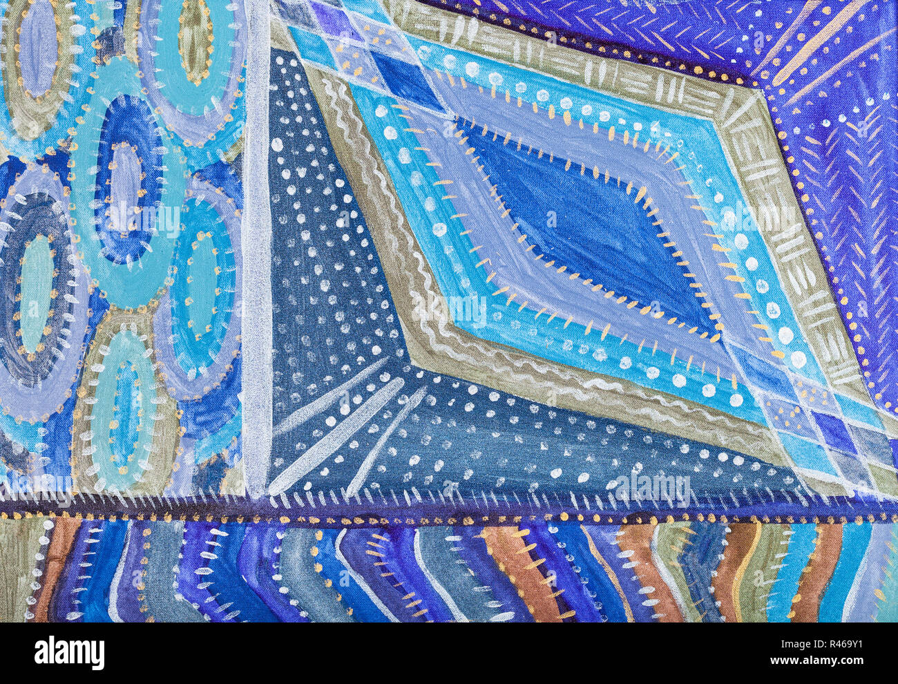 abstract acrylic painting on cardboard Stock Photo Alamy