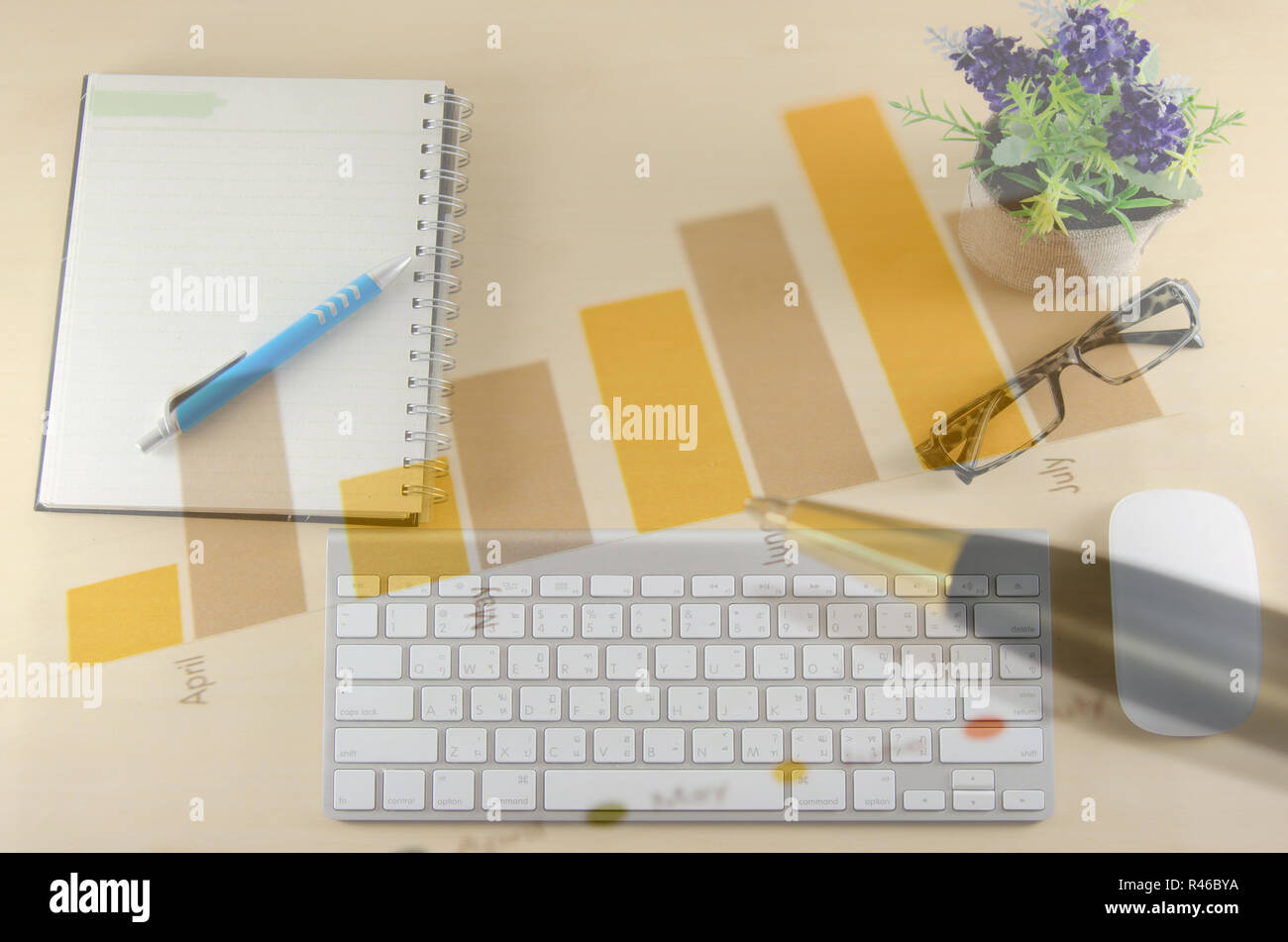 Pen Drawing Graph Image Graphs and pen Stock Photo - Alamy