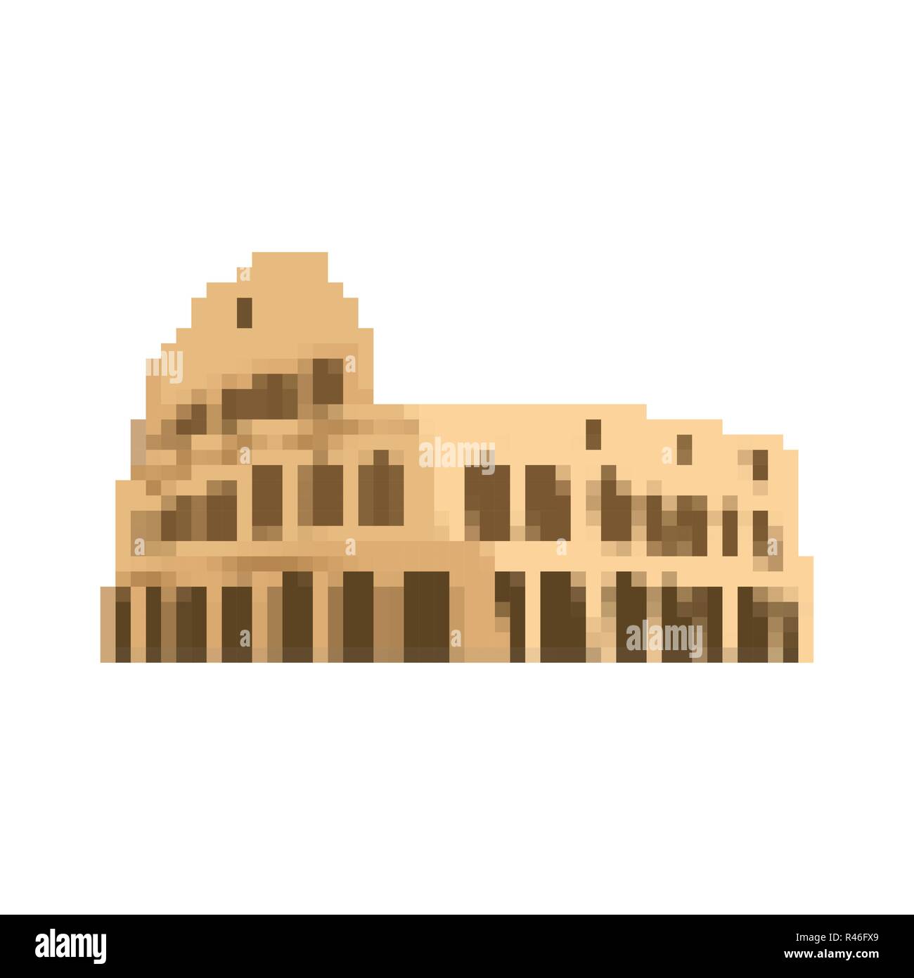 Roman mosaic gladiator arena Stock Vector Images - Alamy