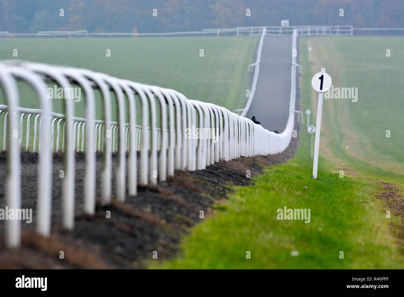 Horse Racing Furlong Marker High Resolution Stock Photography and