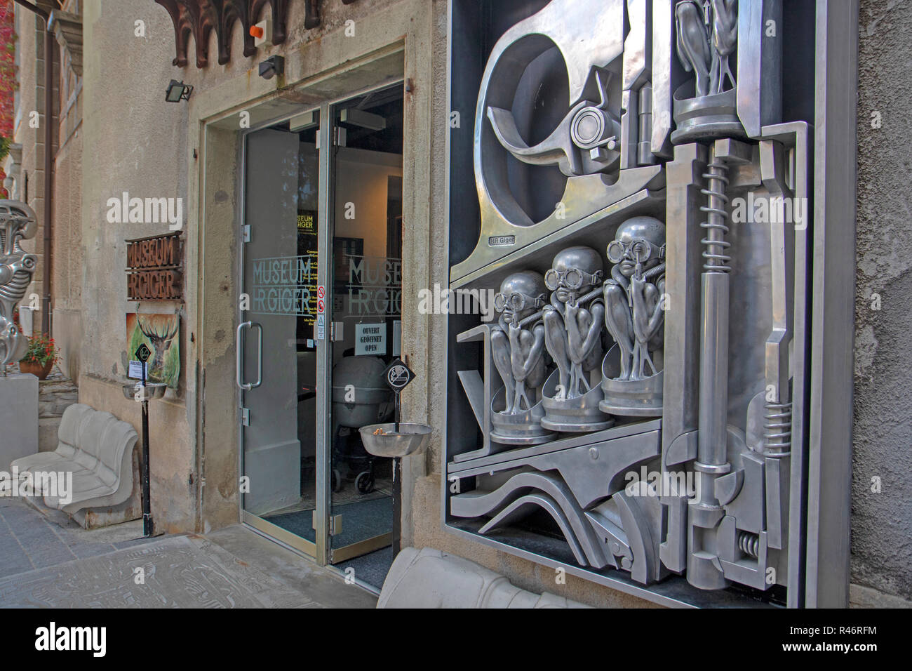 HR Giger Museum in Gruyeres Stock Photo