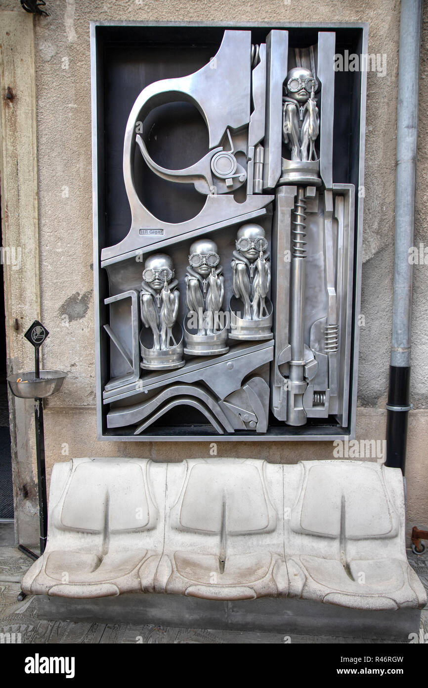 Hr Giger Museum In Gruyeres Stock Photo 226343625 Alamy
