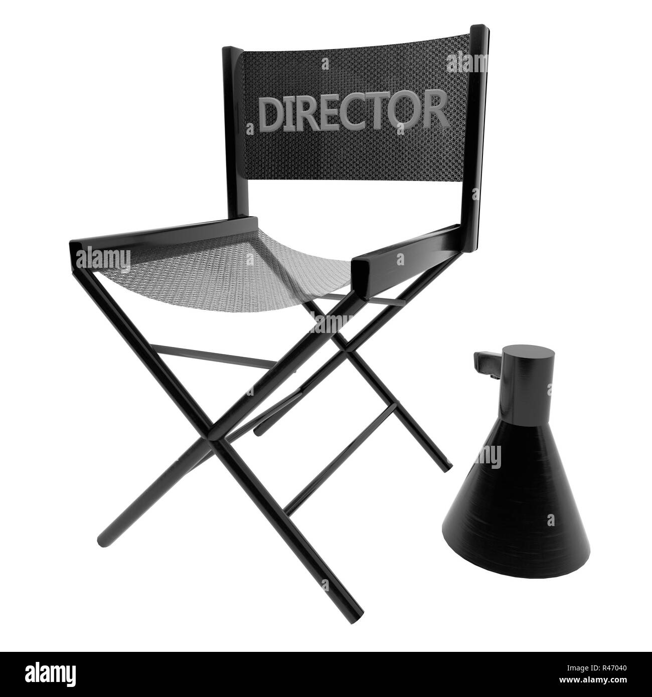 Directors chair Black and White Stock Photos & Images Alamy