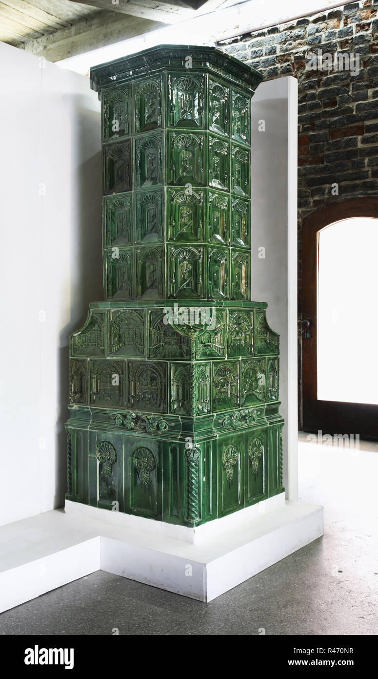 Fireplace in Frombork. Poland Stock Photo Alamy