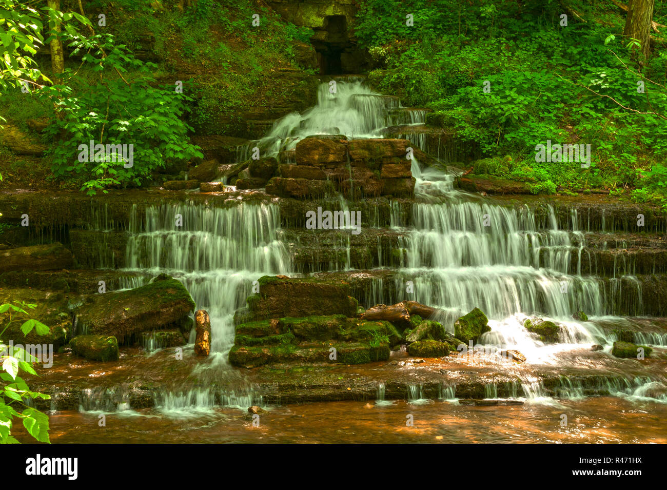 Fulling Mill Falls also called (Shannon Run Falls) at Shaker Village in