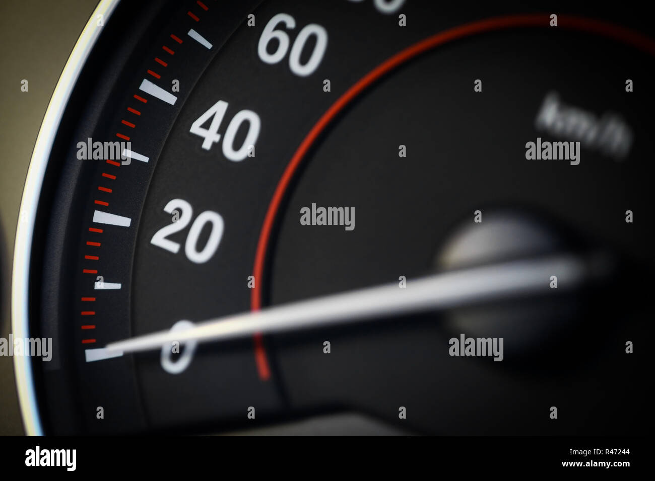 Car speedometer detail Stock Photo - Alamy