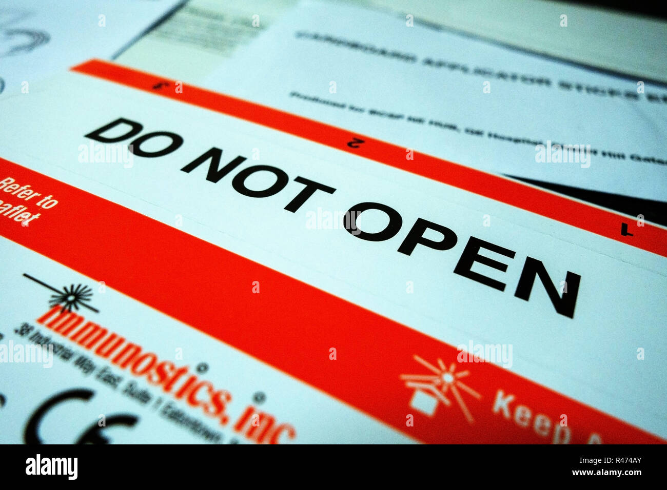 The nhs bowel screening test kit hires stock photography and images