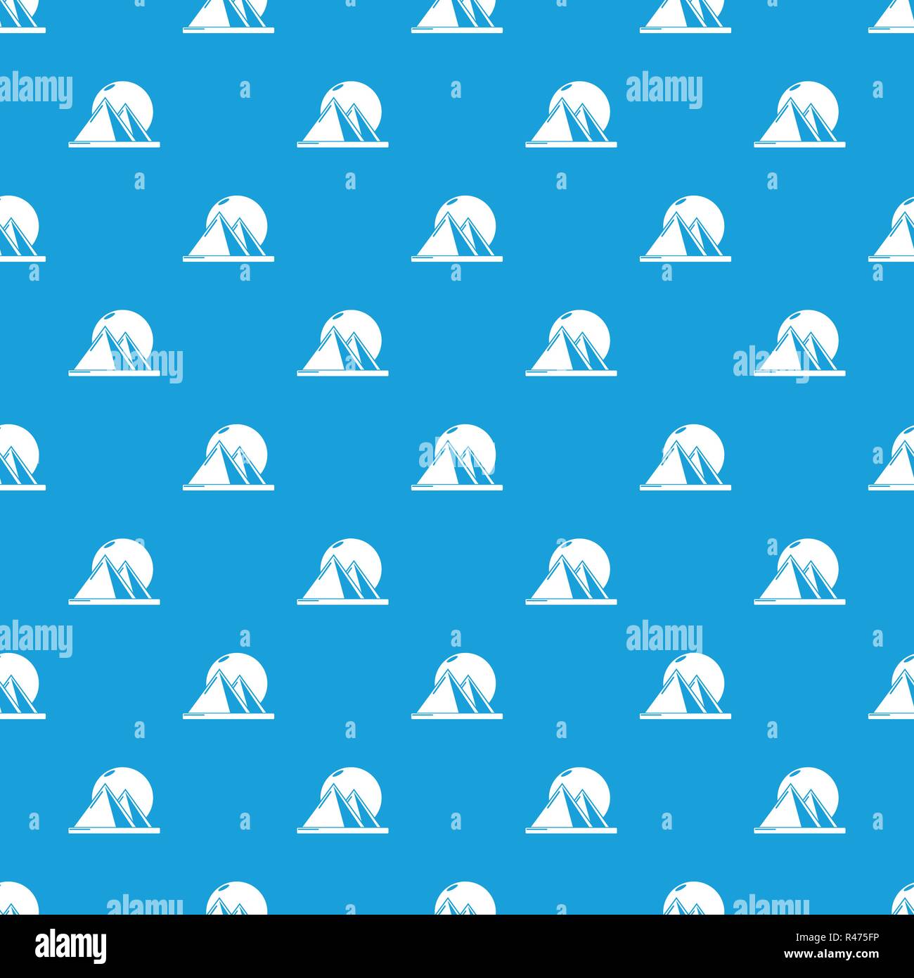 Pyramid egypt pattern vector seamless blue Stock Vector Image & Art - Alamy
