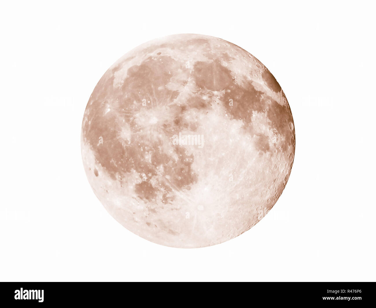 Full moon sepia Cut Out Stock Images & Pictures - Alamy