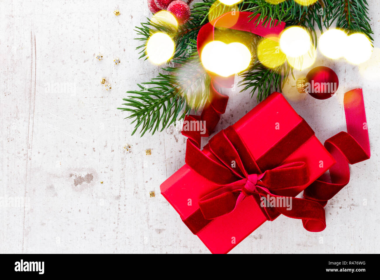 Christmas gift giving Stock Photo - Alamy