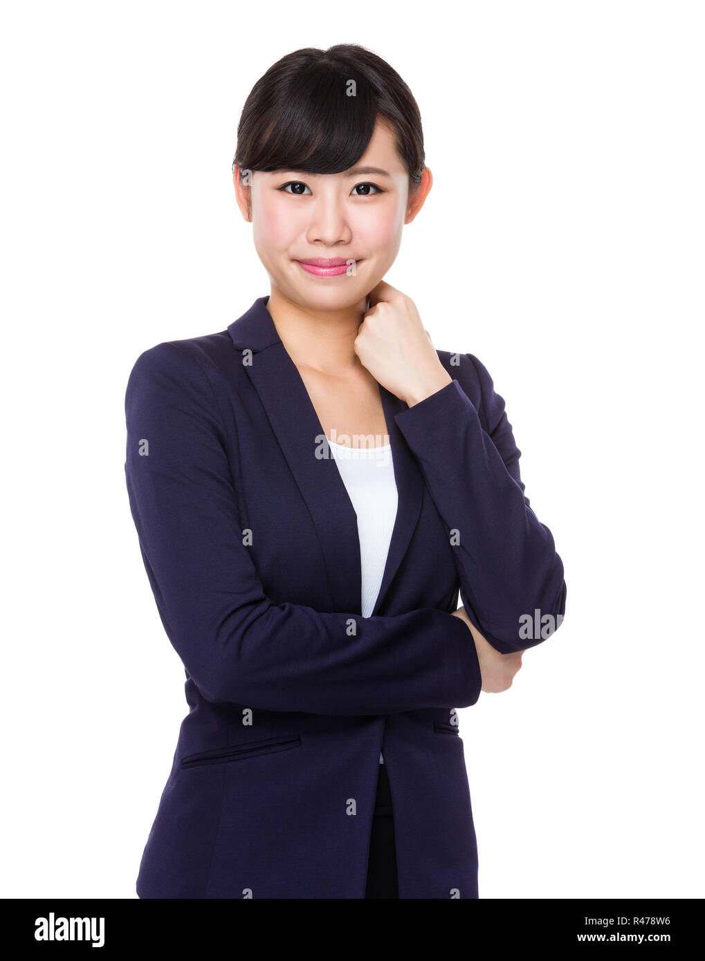 Beautiful young slim asian business hi-res stock photography and images ...