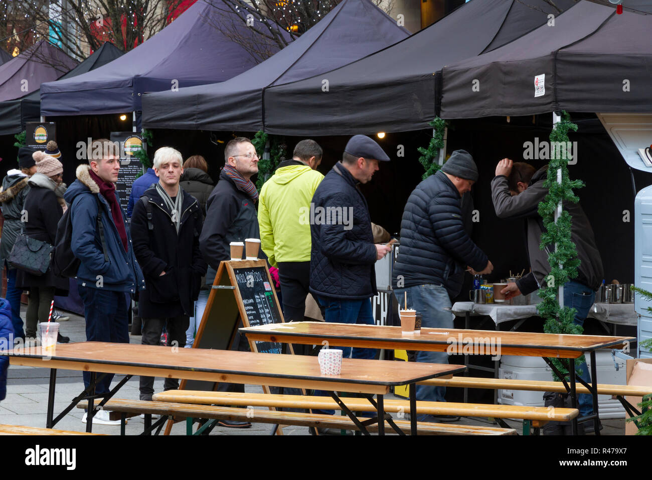 Makers Market at MediacityUK, Salford Quays. Stock Photo