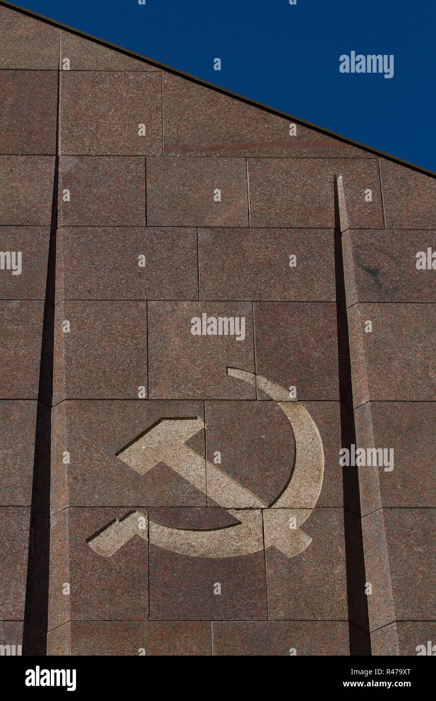 soviet war memorial in berlin-treptow Stock Photo