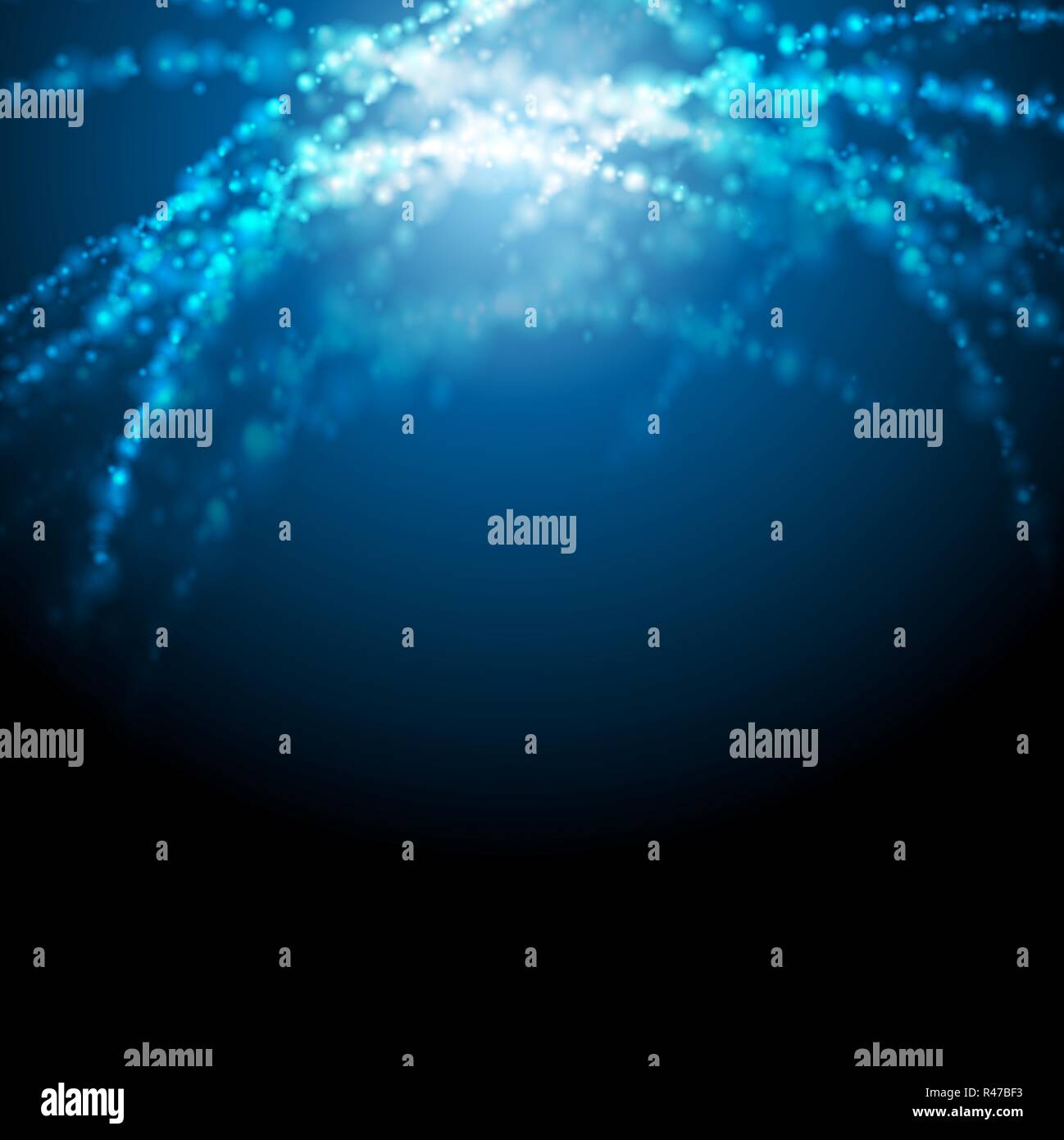Abstract blue shiny background Stock Photo - Alamy