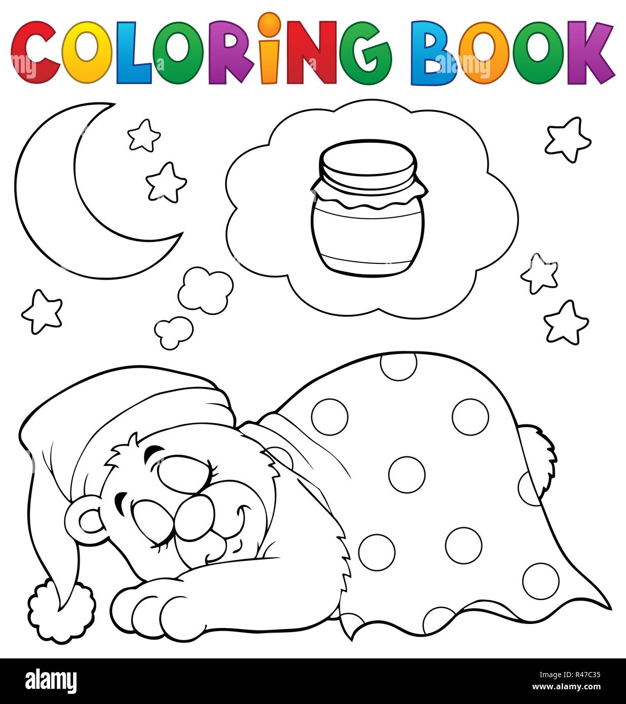 60 Sleeping Bear Coloring Pages  Latest HD