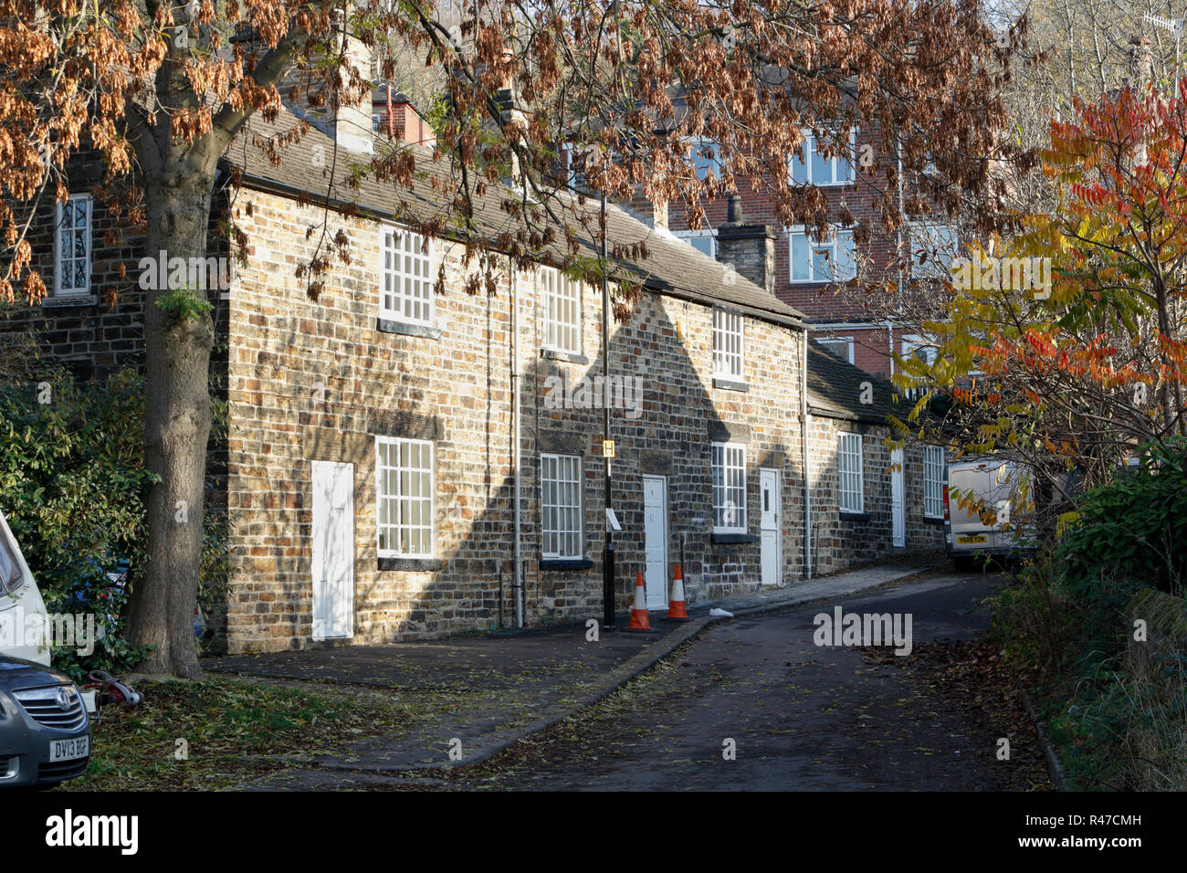 Cottages, Norton Hammer lane, Sheffield England UK, Historic listed