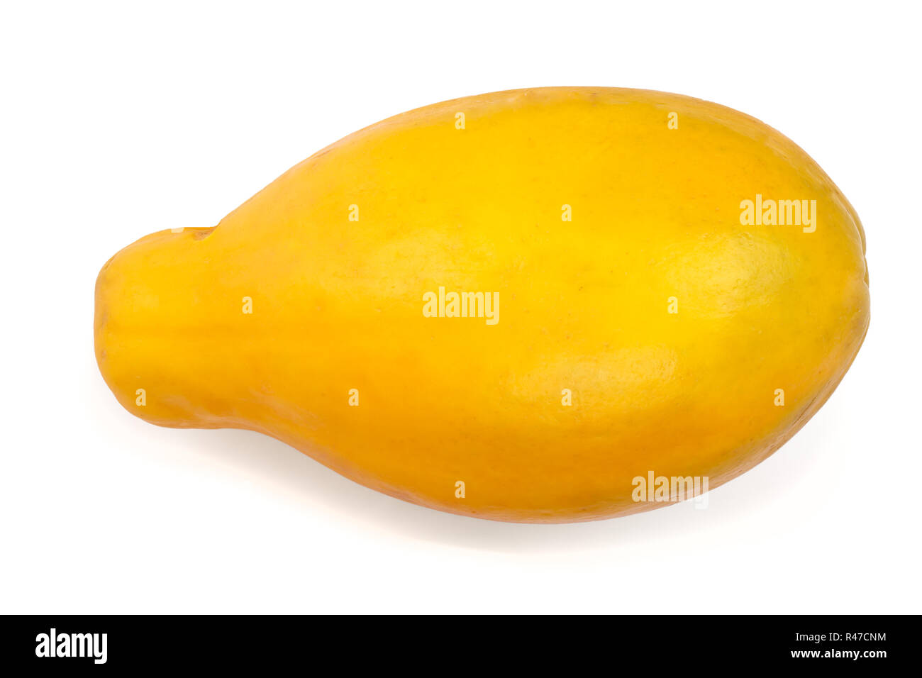 ripe papaya isolated on a white background Stock Photo