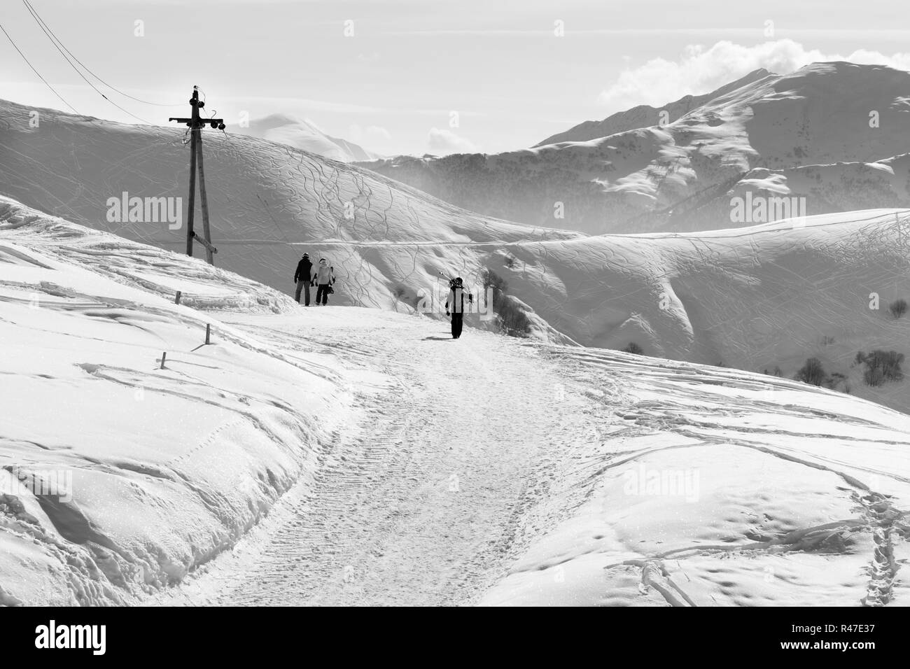 Go on the road Black and White Stock Photos Images Alamy