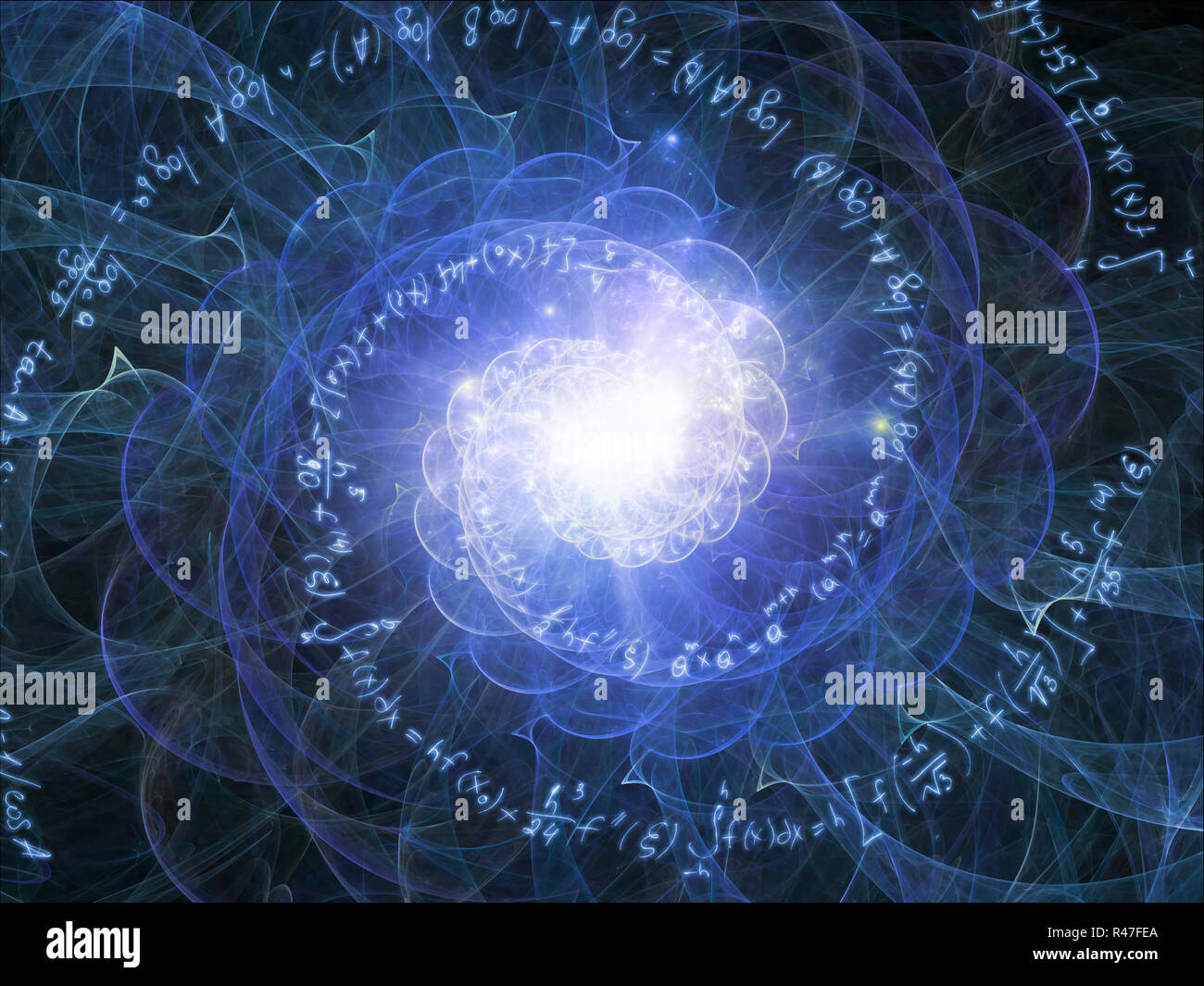 Propagation of Math Vortex Stock Photo - Alamy