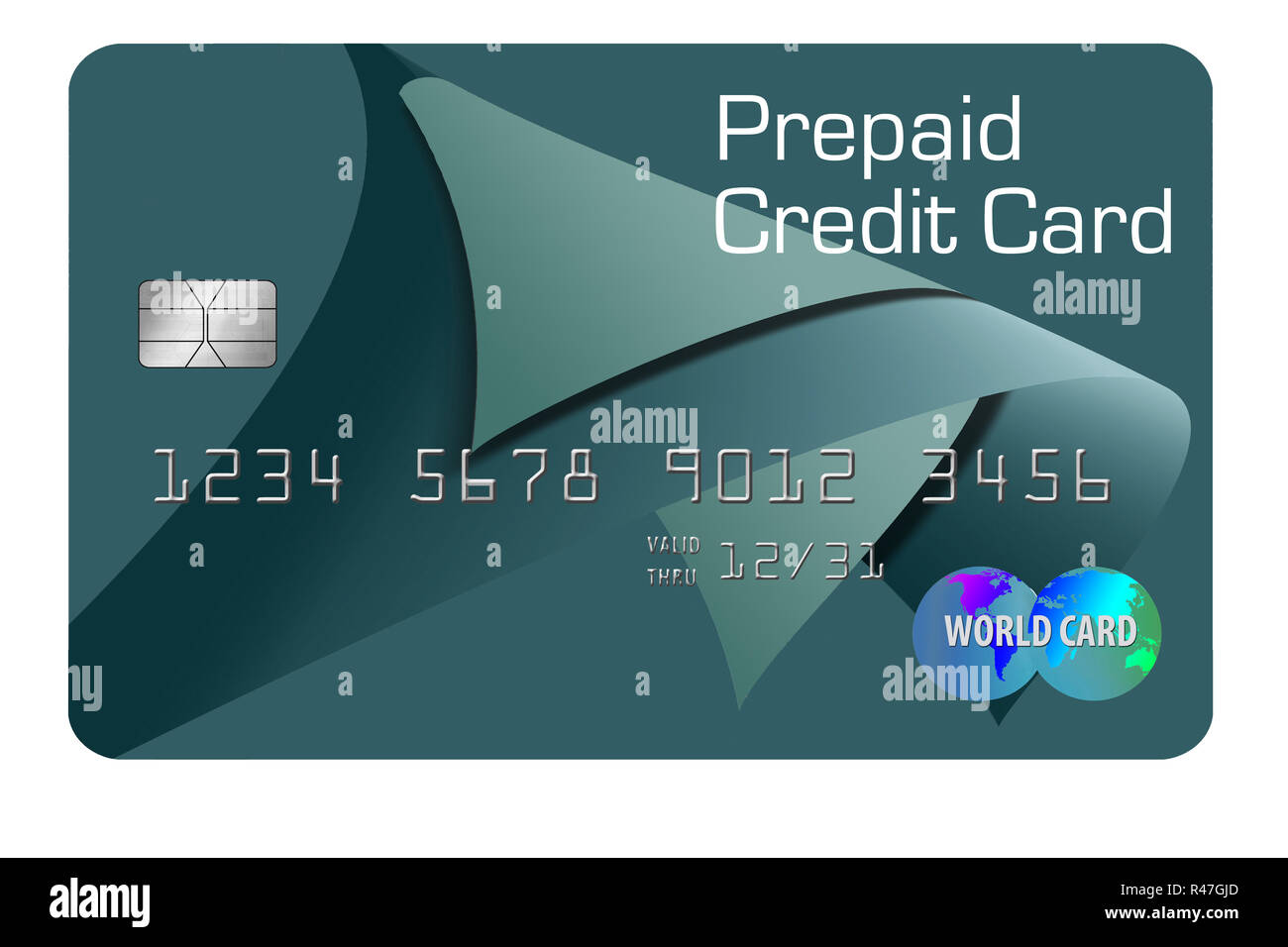 Here is a generic credit card. Stock Photo