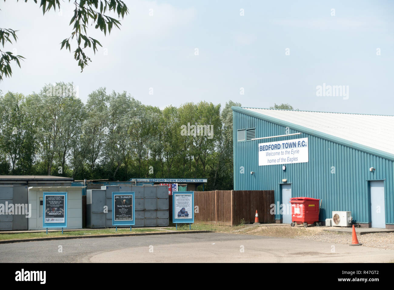 Bedford Town Football Club, The Eyrie, Cardington, Bedfordshire, UK