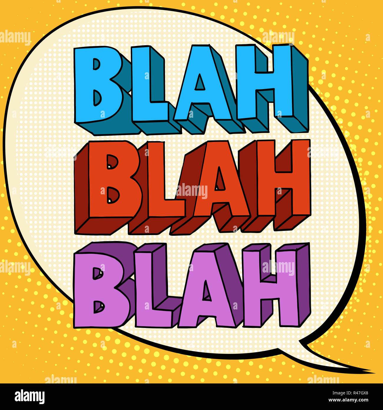 Blah Conversation High Resolution Stock Photography And Images Alamy