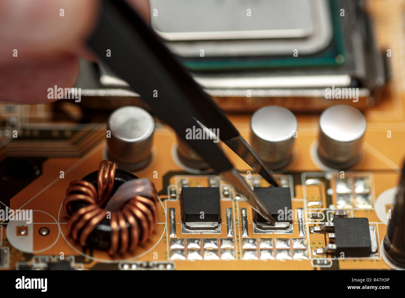 Close up integrated circuit hi-res stock photography and images - Alamy