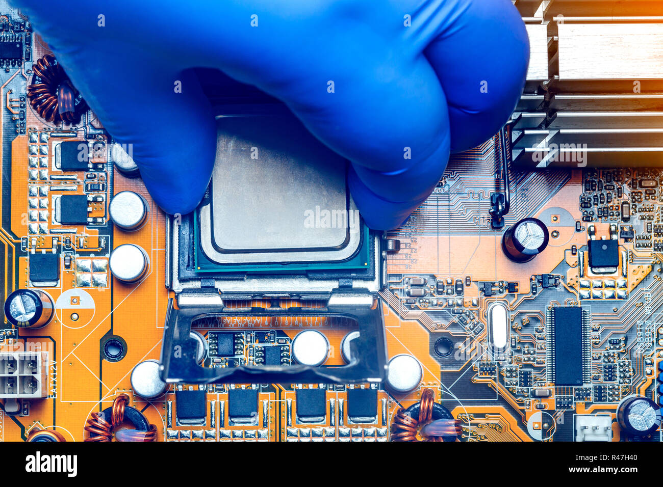 Processor pattern hi-res stock photography and images - Alamy