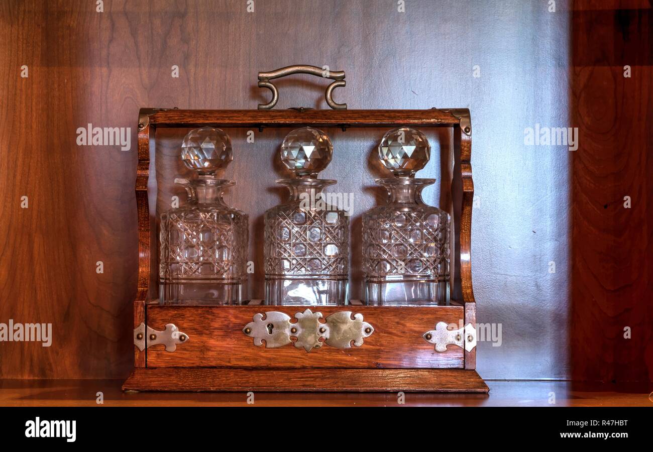 Antique decanter set hires stock photography and images Alamy