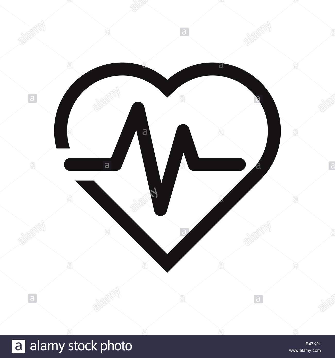 Heart Cardiology Icon Vector Illustration Stock Photos & Heart ...