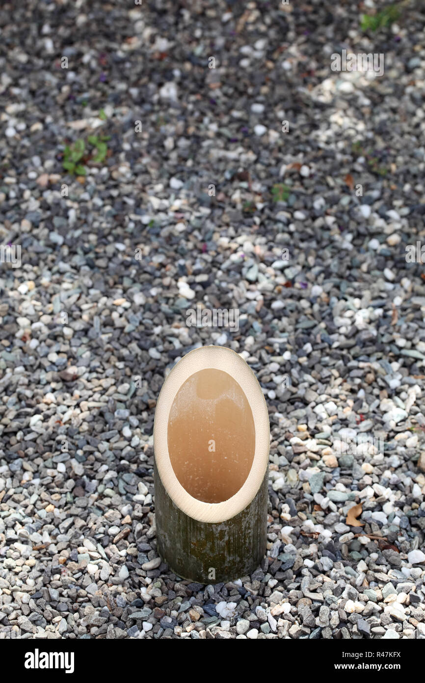 bamboo candle holder Stock Photo Alamy