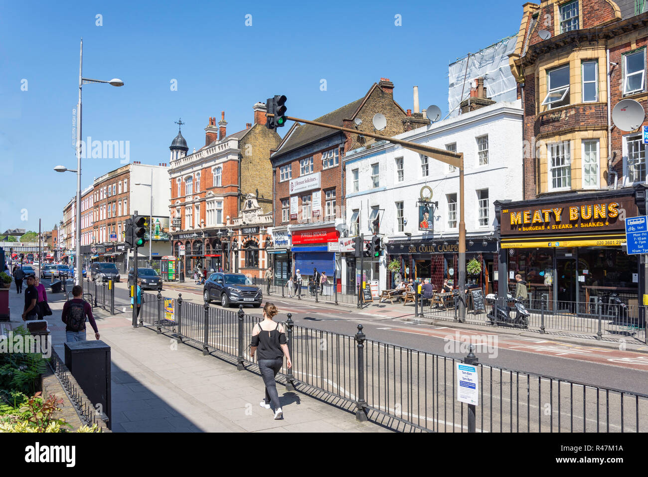 Kilburn High Road, Kilburn, London Borough of Camden, Greater London, England, United Kingdom Stock Photo