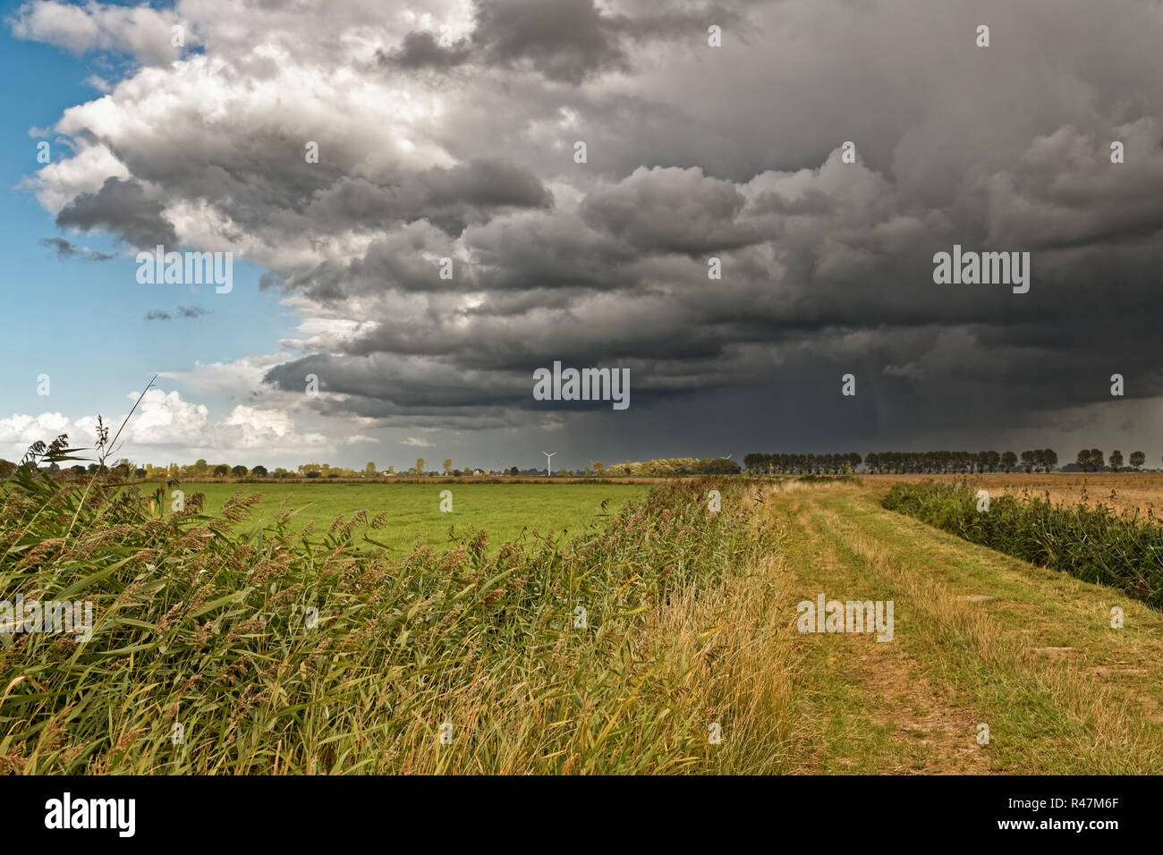 severe weather in september Stock Photo