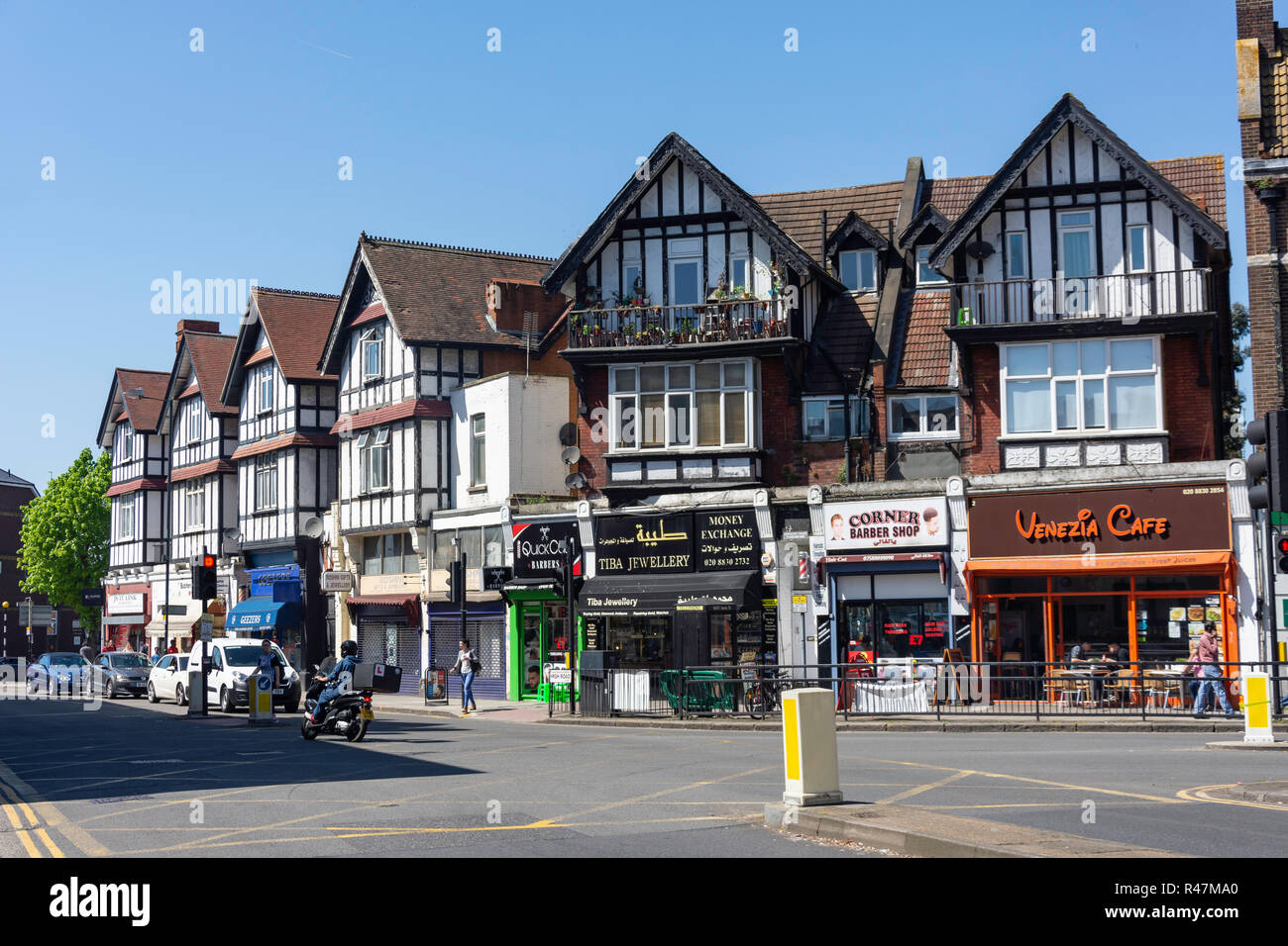 High Road, Willesden Green, Willesden, London Borough of Brent, Greater London, England, United Kingdom Stock Photo