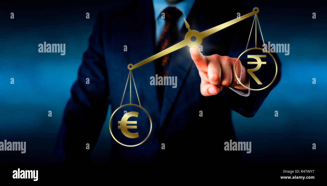 Blue sign indian rupee symbol hi-res stock photography and images - Alamy