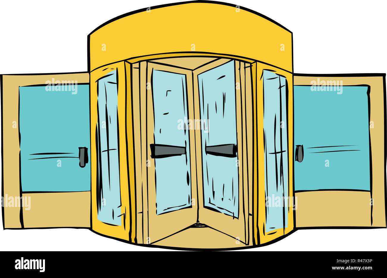 Revolving Door Background Stock Photo Alamy