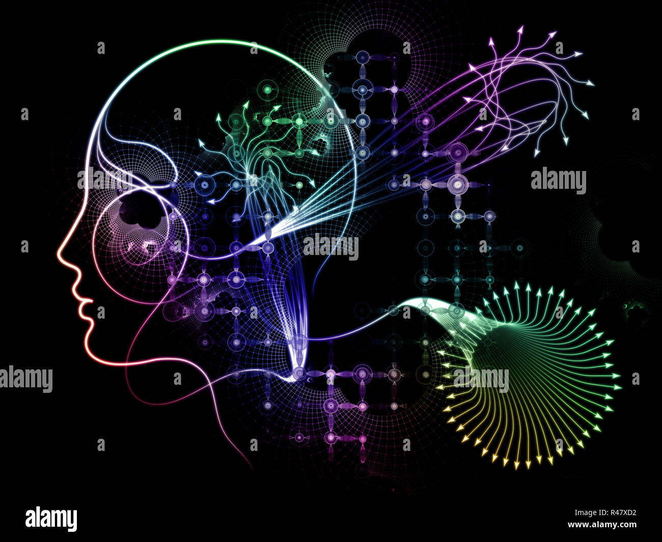 Conceptual Inner Logic Stock Photo - Alamy