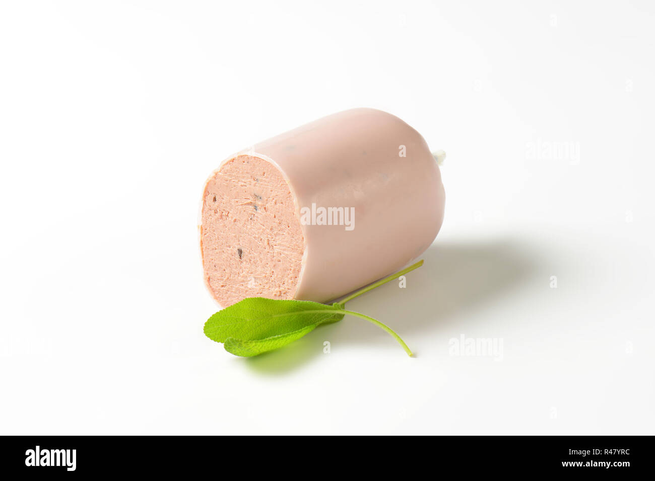 Fine liver sausage (liverwurst Stock Photo Alamy
